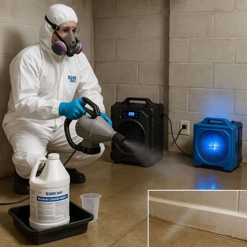 Sanitization and Odor Removal process in Sea Bright, NJ